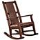 Savannah Antique Charcoal Wood Rocker Chair
