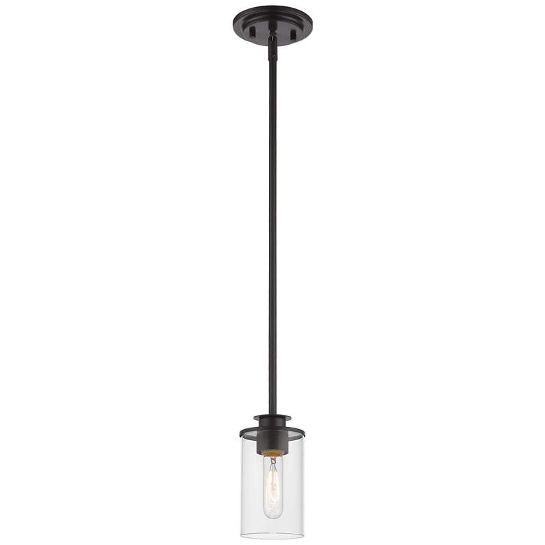 Image 1 Savannah by Z-Lite Bronze 1 Light Mini Pendant