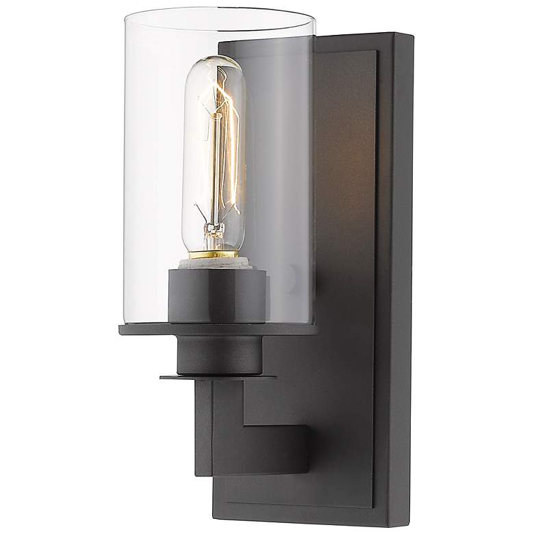 Image 1 Savannah by Z-Lite Bronze 1 Light Wall Sconce