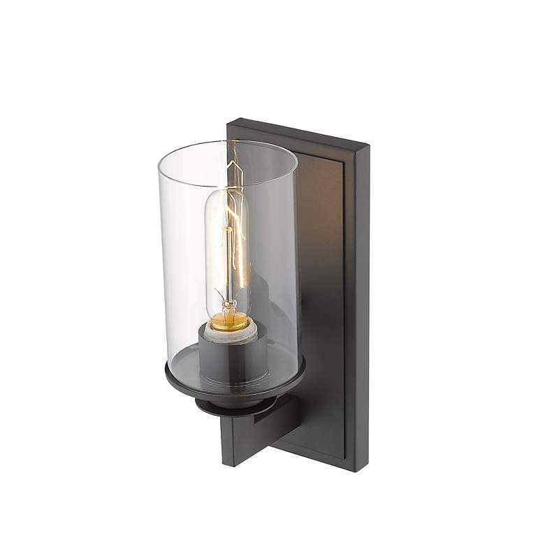 Image 5 Savannah by Z-Lite Bronze 1 Light Wall Sconce more views