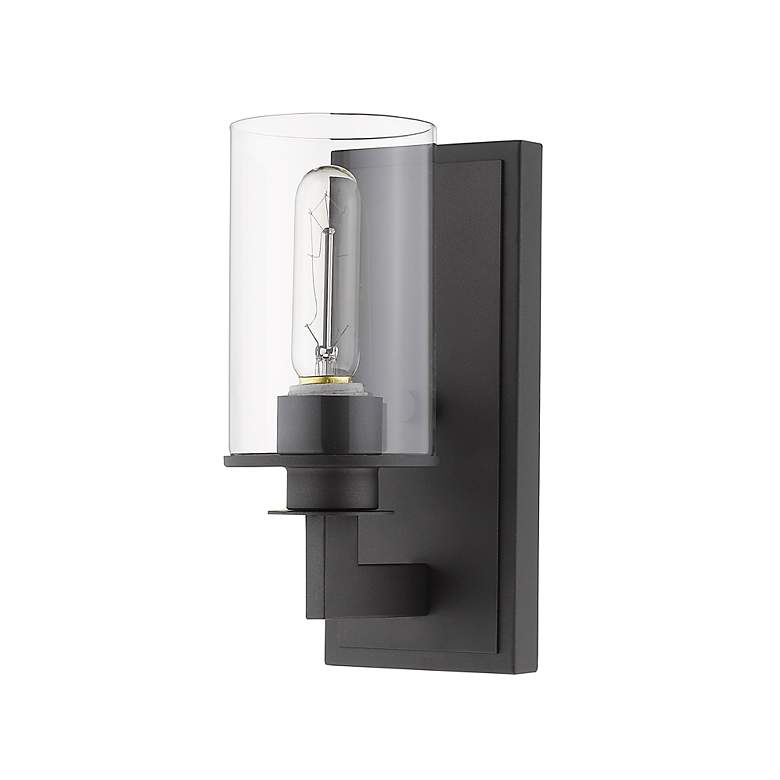 Image 6 Savannah by Z-Lite Bronze 1 Light Wall Sconce more views