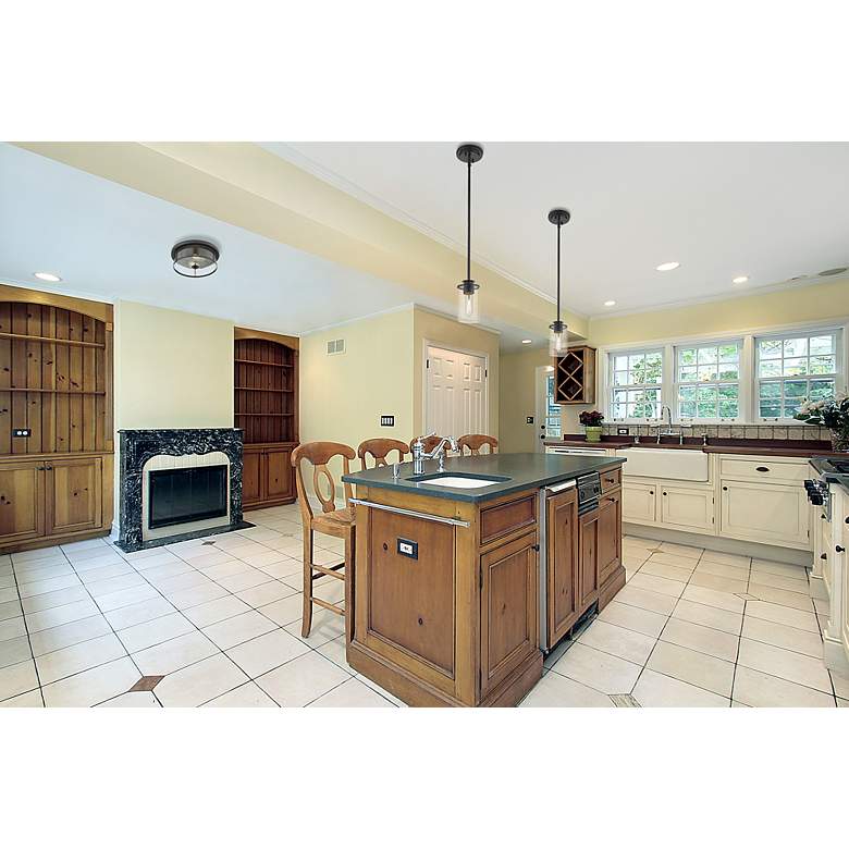 Image 6 Savannah by Z-Lite Bronze 2 Light Flush Mount more views