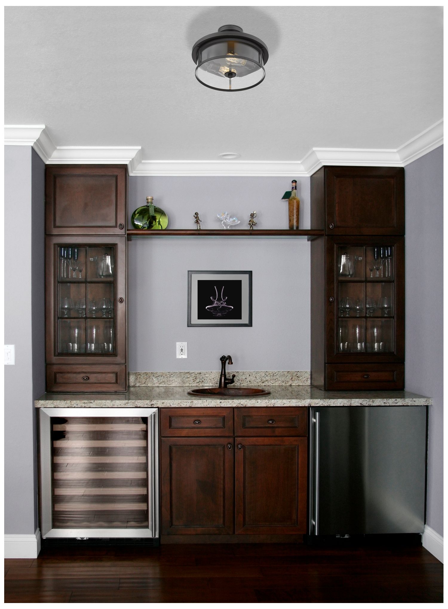 Image 3 Savannah by Z-Lite Bronze 2 Light Semi Flush Mount more views