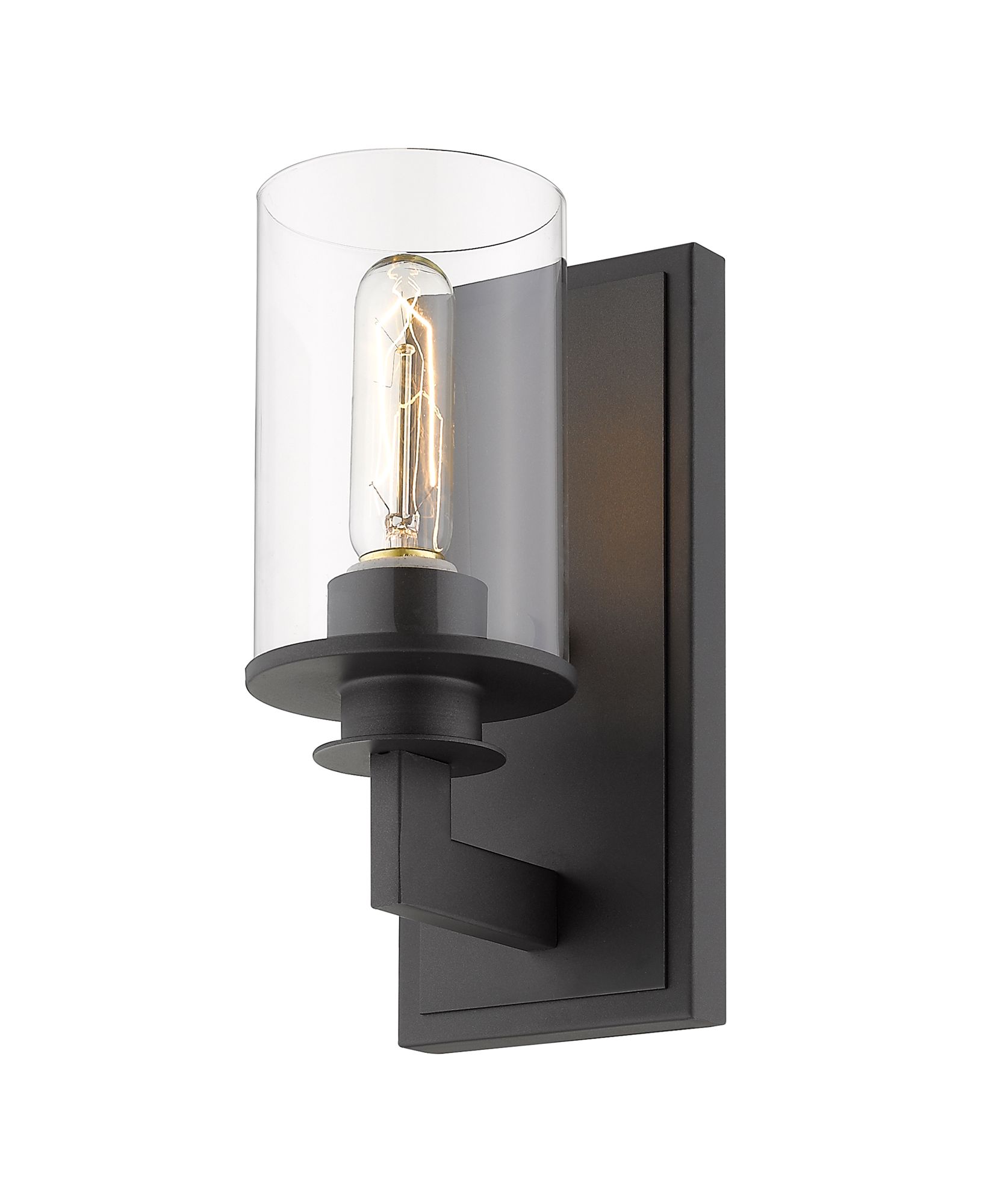 Image 3 Savannah by Z-Lite Bronze 4.5 inch 1 Light Wall Sconce more views