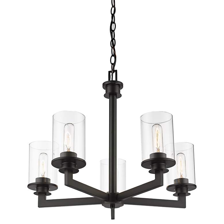 Image 5 Savannah by Z-Lite Bronze 5 Light Chandelier more views
