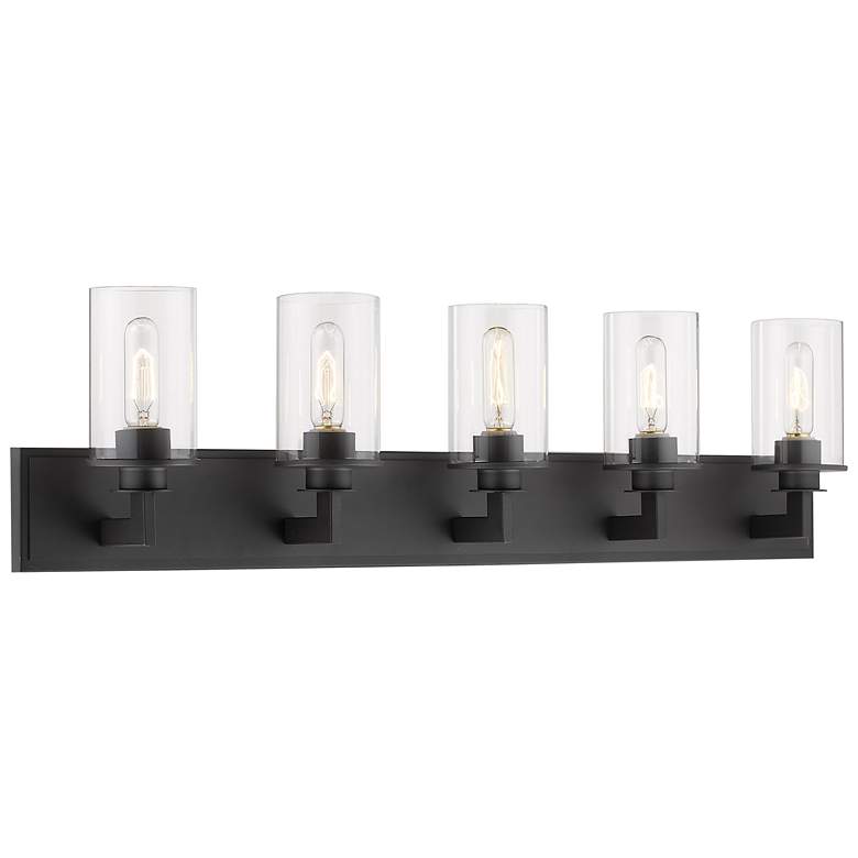 Image 1 Savannah by Z-Lite Bronze 5 Light Vanity