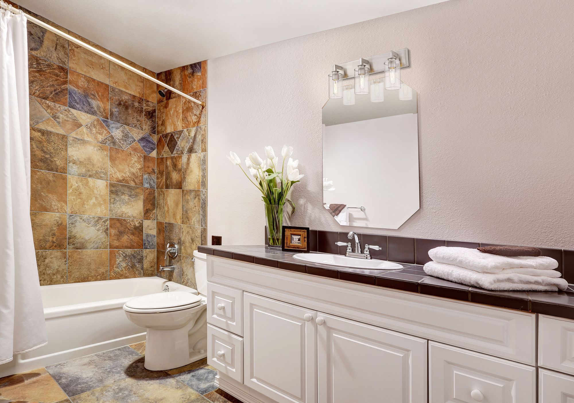 Image 3 Savannah by Z-Lite Brushed Nickel 23 inch 3 Light Vanity more views