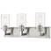 Savannah by Z-Lite Brushed Nickel 3 Light Vanity