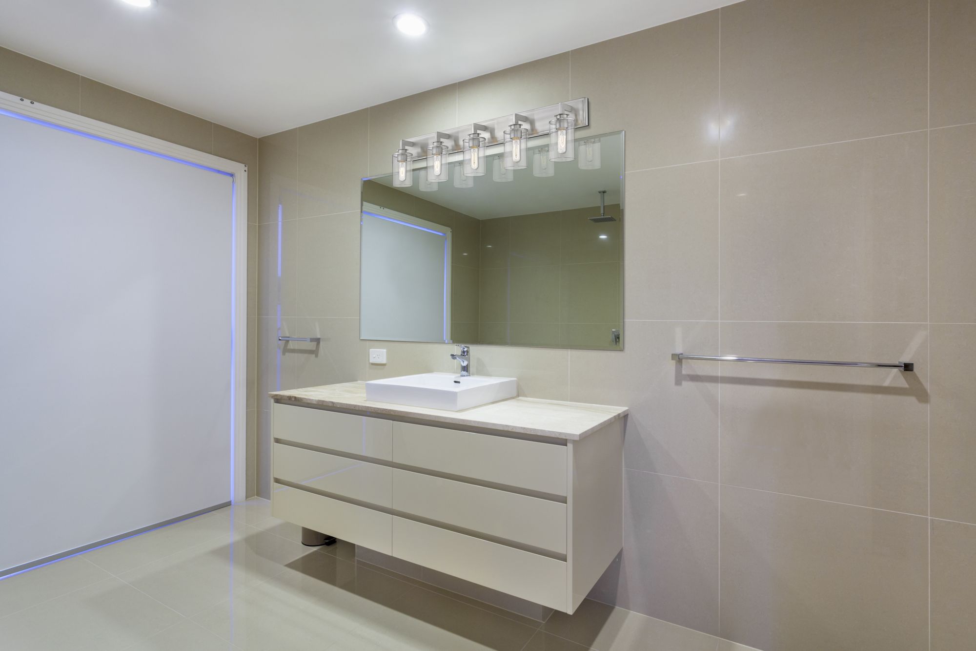 Image 3 Savannah by Z-Lite Brushed Nickel 38.75 inch 5 Light Vanity more views