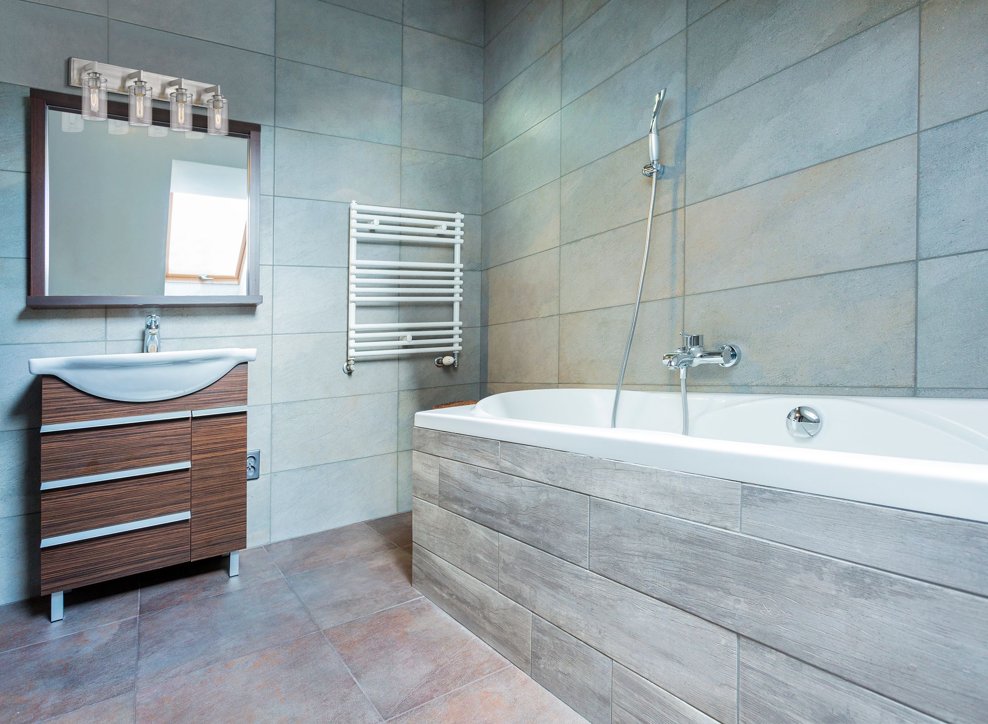 Image 2 Savannah by Z-Lite Brushed Nickel 4 Light Vanity more views