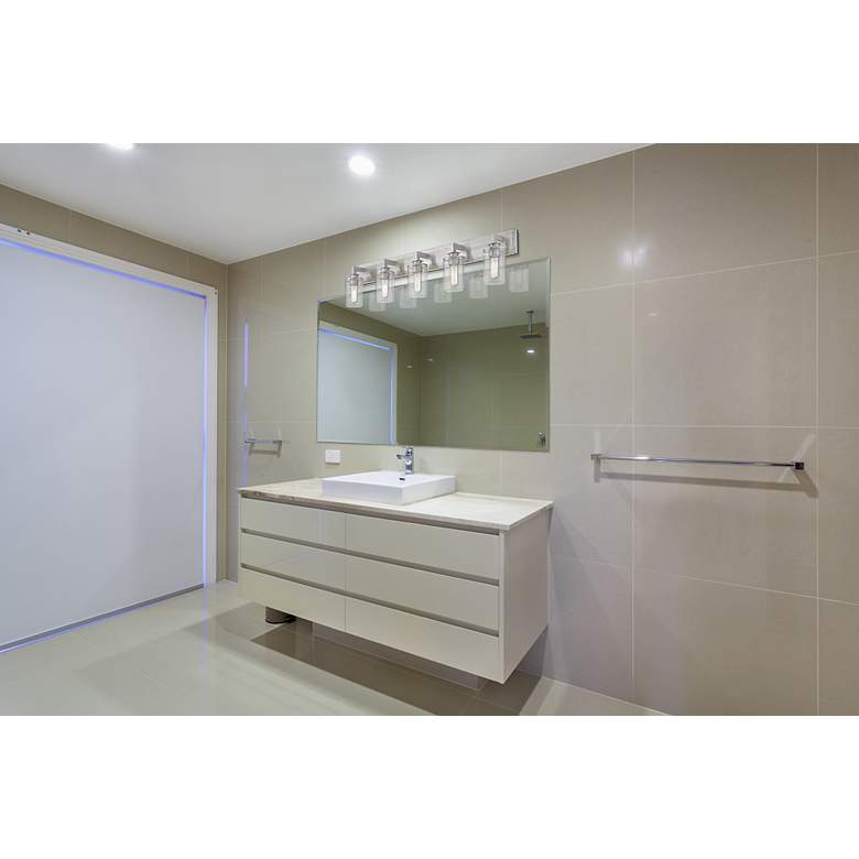 Image 3 Savannah by Z-Lite Brushed Nickel 5 Light Vanity more views