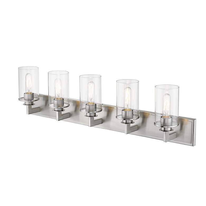 Image 4 Savannah by Z-Lite Brushed Nickel 5 Light Vanity more views