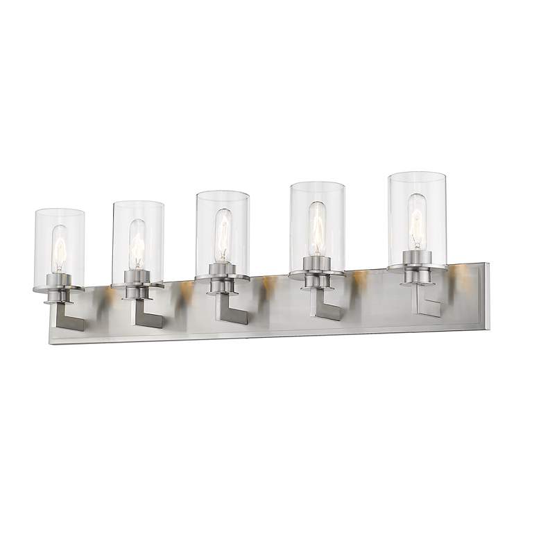 Image 5 Savannah by Z-Lite Brushed Nickel 5 Light Vanity more views