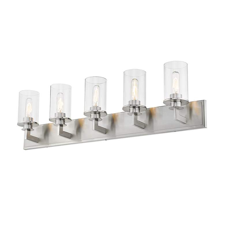 Image 6 Savannah by Z-Lite Brushed Nickel 5 Light Vanity more views