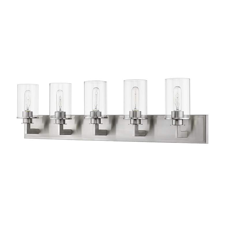 Image 7 Savannah by Z-Lite Brushed Nickel 5 Light Vanity more views