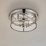 Thumbnail1 of Savannah by Z-Lite Chrome 2 Light Flush Mount