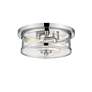 6_Savannah by Z-Lite Chrome 2 Light Flush Mount more views