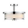 5_Savannah by Z-Lite Chrome 2 Light Semi Flush Mount more views