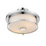 7_Savannah by Z-Lite Chrome 2 Light Semi Flush Mount more views