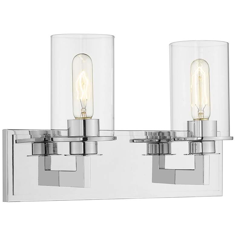 Image 1 Savannah by Z-Lite Chrome 2 Light Vanity