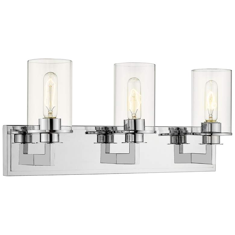 Image 1 Savannah by Z-Lite Chrome 3 Light Vanity