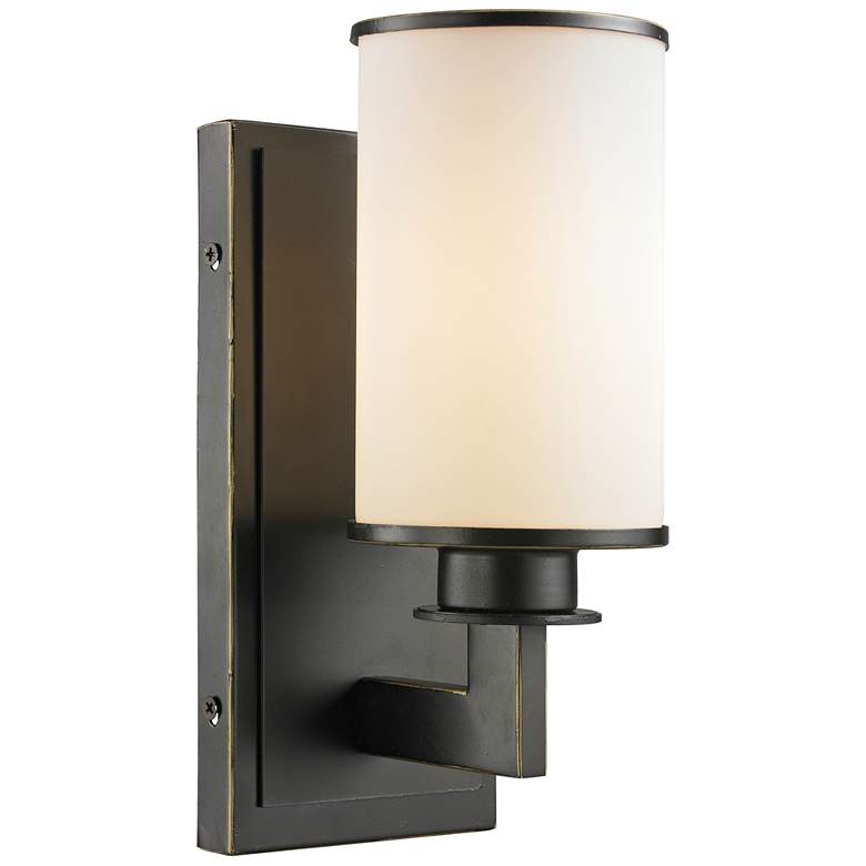 Image 1 Savannah by Z-Lite Olde Bronze 1 Light Wall Sconce