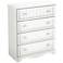 Savannah Collection Pure White 4-Drawer Chest