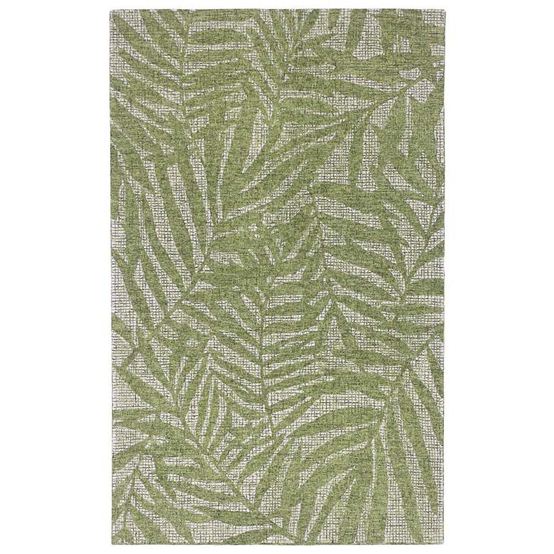 Savannah Olive Branches 950006 5&#39;x7&#39;6&quot; Green Indoor Rug
