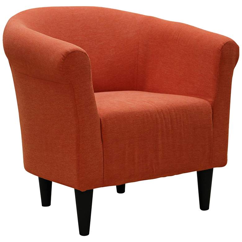 Image 1 Savannah Orange Fabric Club Chair