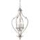 Savannah Row 17 1/4" Wide Brushed Nickel Foyer Pendant