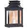 Savannah VX 13"H Black Oxide and Copper Outdoor Wall Light