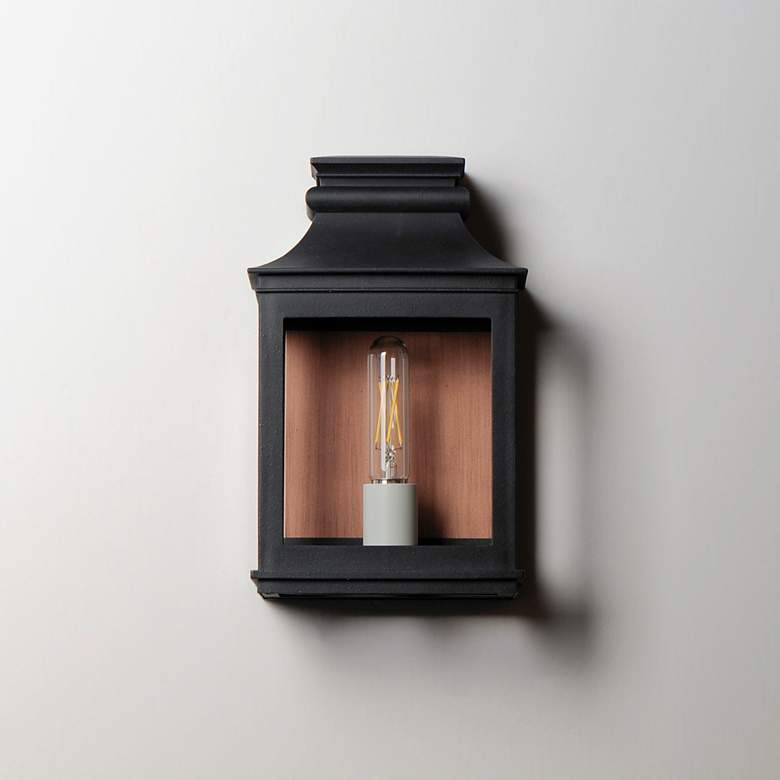 Image 3 Savannah VX 13"H Black Oxide and Copper Outdoor Wall Light more views