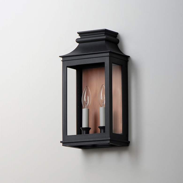 Image 4 Savannah VX 15 1/4"H Black Oxide 2-Light Outdoor Wall Light more views