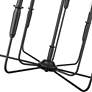 6_Savanne 32" Wide Matte Black 9-Light Chandelier more views
