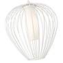 7_Savanti 18" Wide Textured White and Opal Glass Pendant Light more views