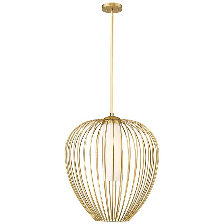 Image 1 Savanti 22" Wide Modern Gold Teardrop Pendant Light