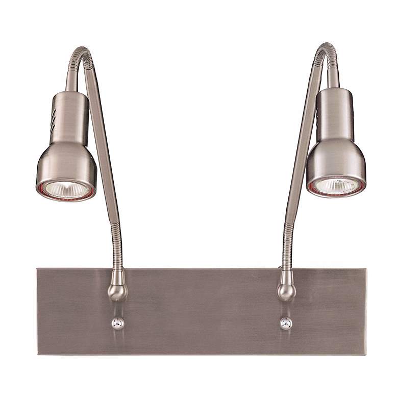 Image 1 Save Your Marriage Brushed Nickel Plug-In Wall Light