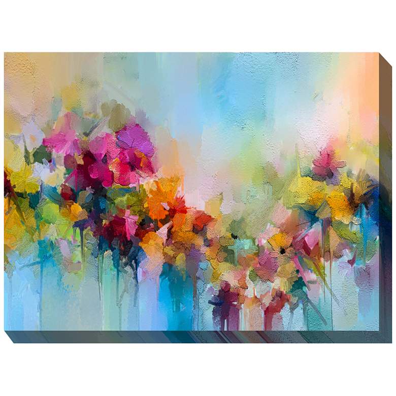 Image 1 Savoir Faire 40" Wide All-Weather Outdoor Canvas Wall Art