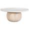Savona Coffee Table White & Natural
