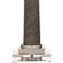 Savona Gray Shagreen Obelisk Table Lamp