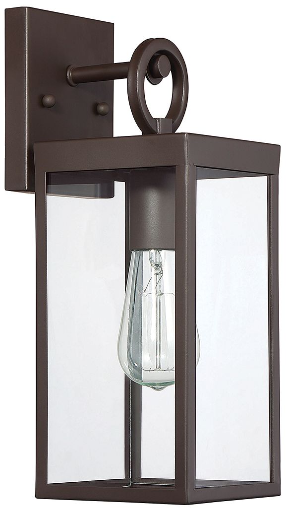 Image 2 Savoy House 10" High Oil-Rubbed Bronze Outdoor Wall Lantern more views