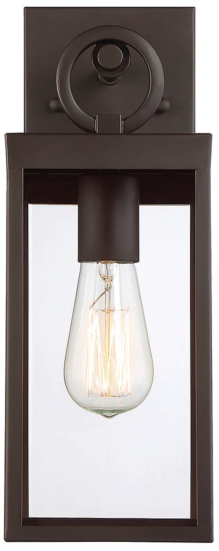 Image 5 Savoy House 10" High Oil-Rubbed Bronze Outdoor Wall Lantern more views