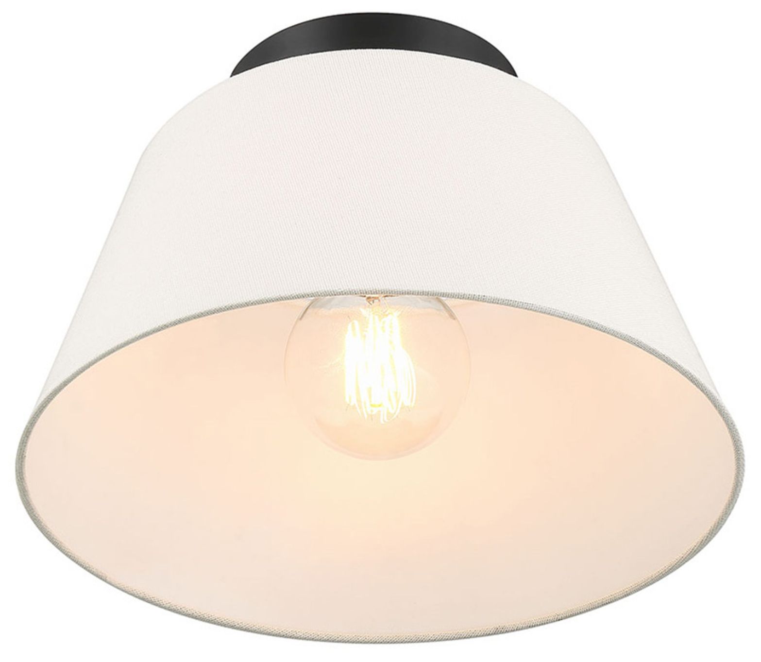 Image 4 Savoy House 12" Wide Matte Black and White Ceiling Light more views