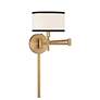 4_Savoy House Abrego Natural Brass Swing Arm Wall Lamp more views