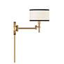 6_Savoy House Abrego Natural Brass Swing Arm Wall Lamp more views