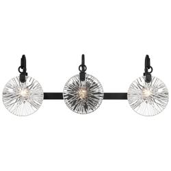 Savoy House Addison 24" Wide Matte Black 3-Light Bath Light