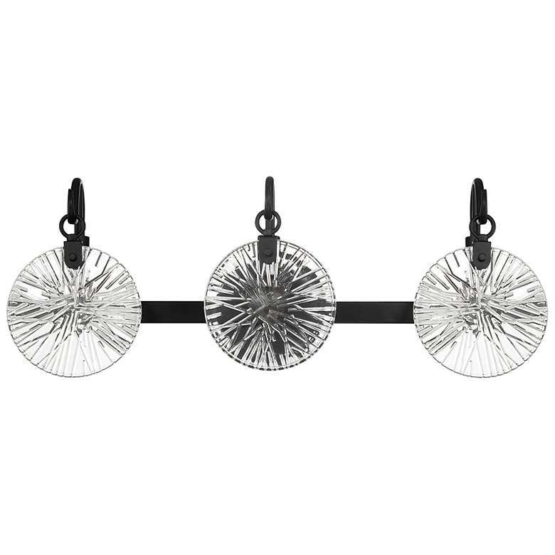 Image 2 Savoy House Addison 24" Wide Matte Black 3-Light Bath Light more views