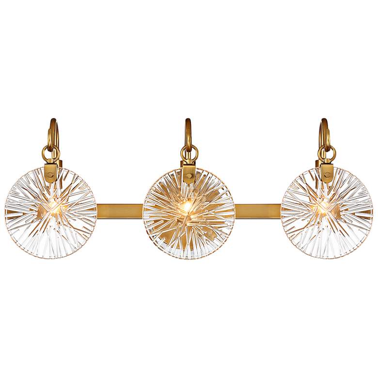 Image 1 Savoy House Addison 24" Wide Warm Brass 3-Light Bath Light