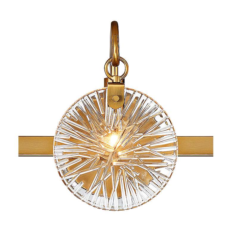 Image 2 Savoy House Addison 24" Wide Warm Brass 3-Light Bath Light more views