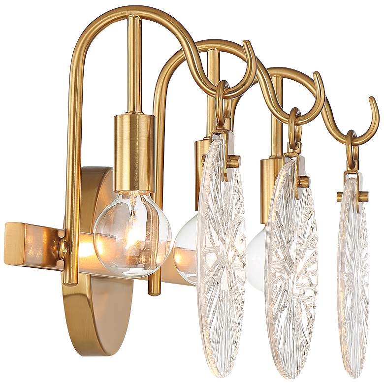 Image 3 Savoy House Addison 24" Wide Warm Brass 3-Light Bath Light more views